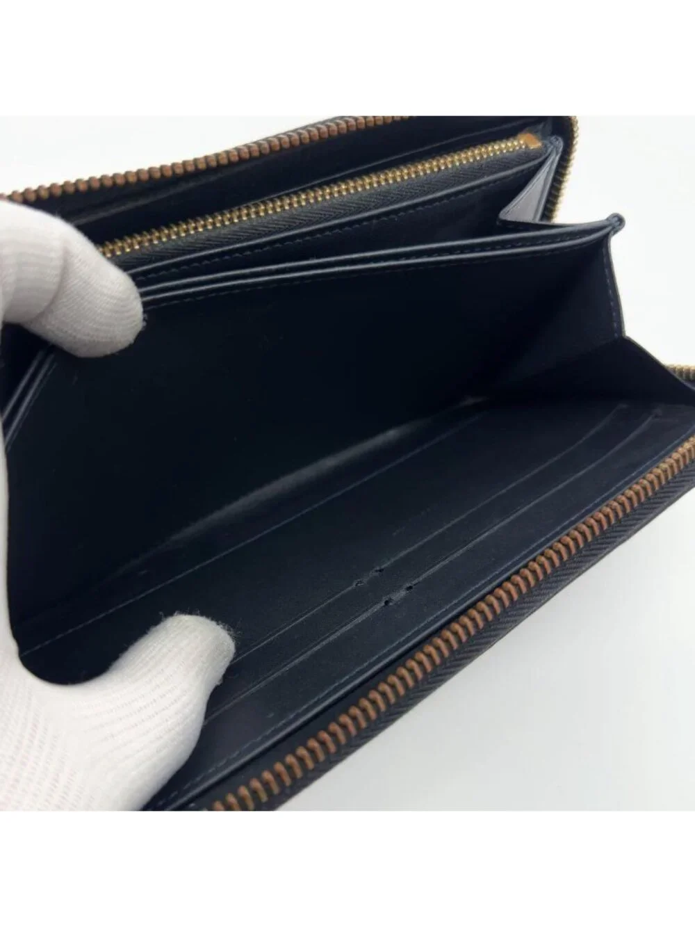 Louis Vuitton Zippy Wallet Black Vernis Round